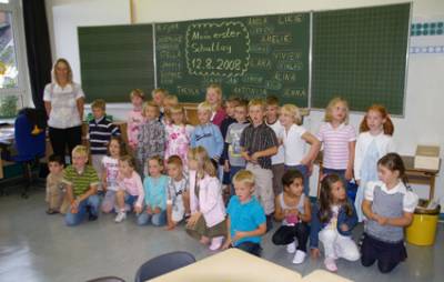 1. Schultag 2008/09 - 